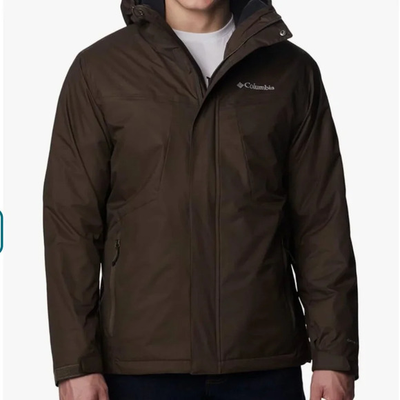 NWT Columbia Men's Tunnel Falls Interchange Jacket, 3 in 1 design, SMALL, brown - Picture 6 of 6